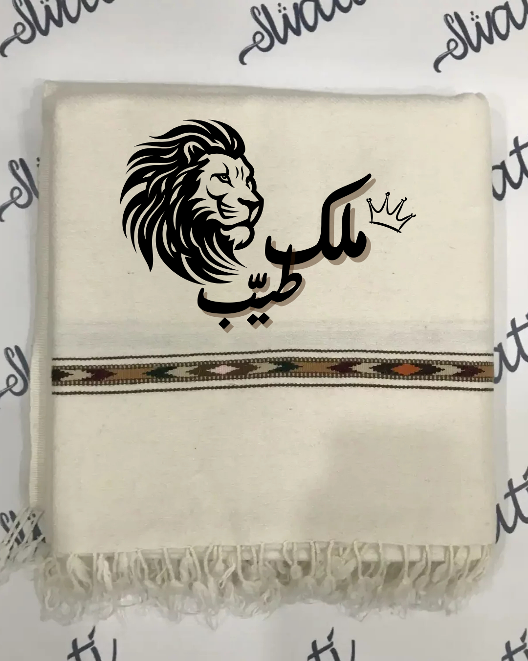 customize name wool shawl for men