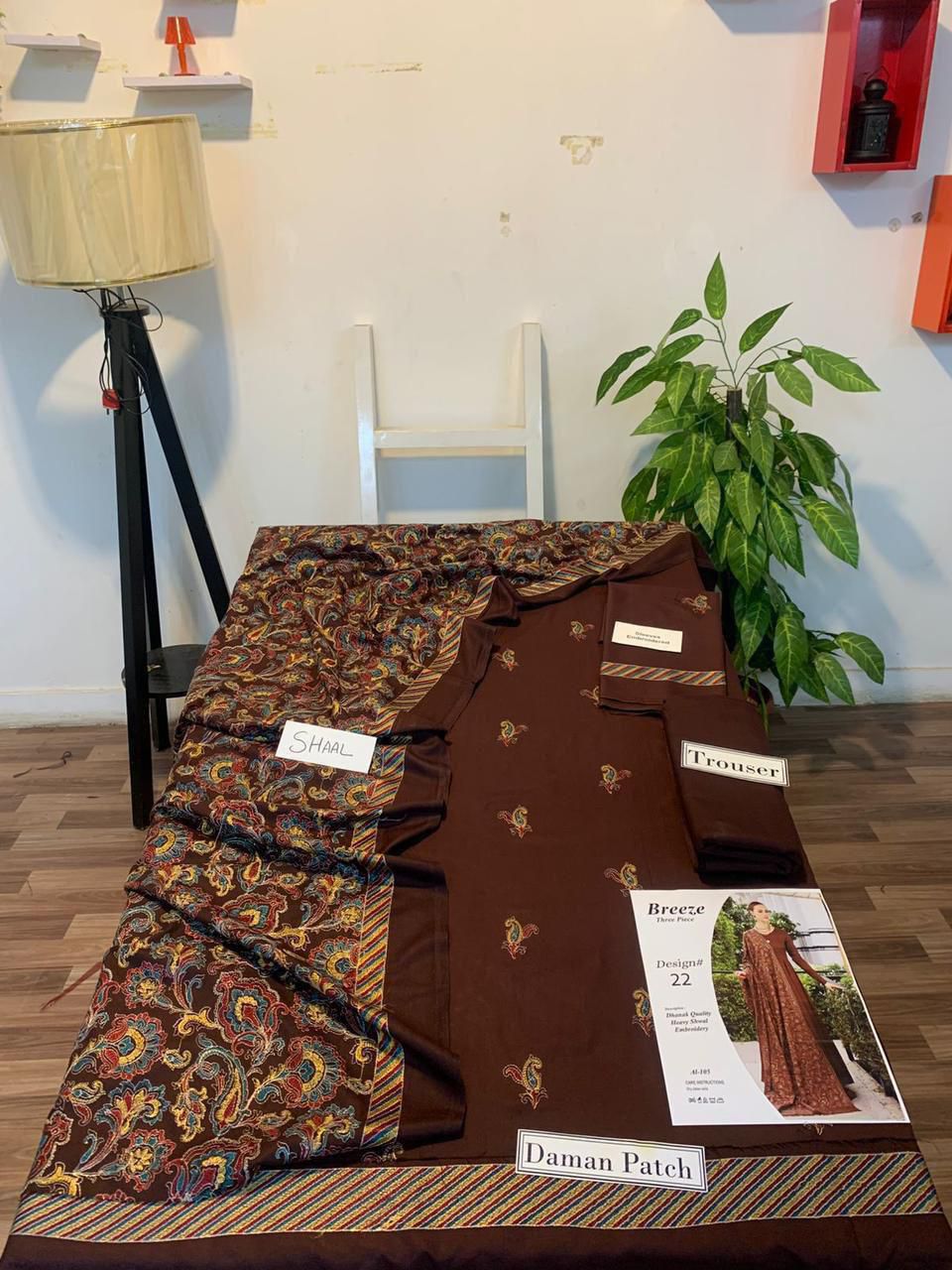 BAREEZE 3pc Unstitched